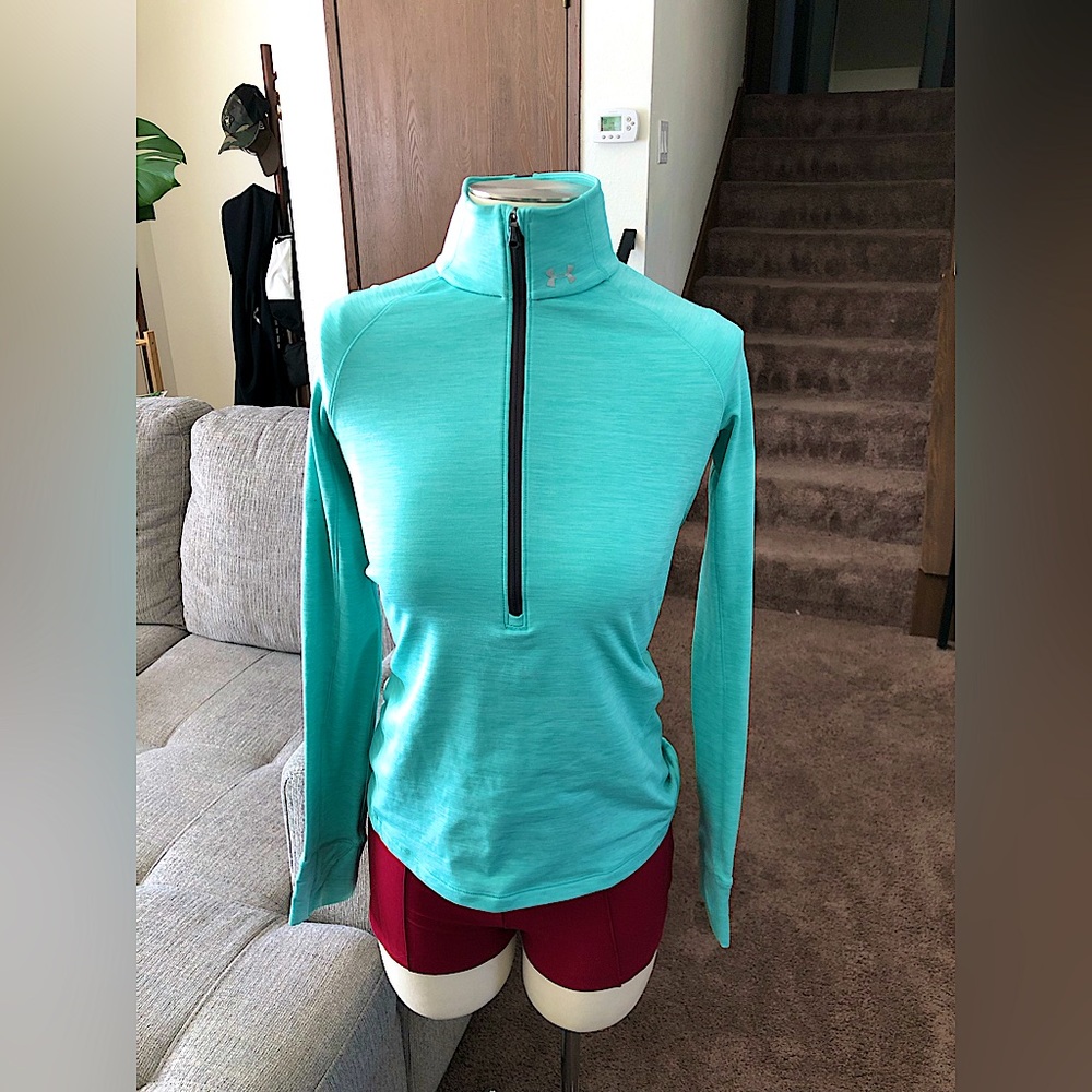 Under Armour Teal Tech Zip Up